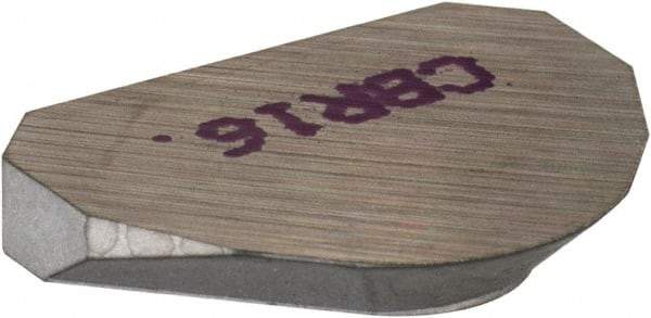 Kennametal - Round, CBR Chipbreaker for Indexables - 0.09" Thick, 0.075" Effective Width - Exact Tool & Supply