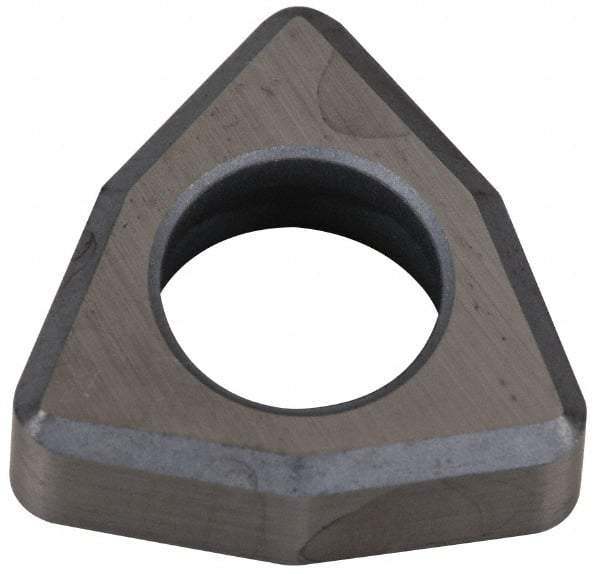Kennametal - 1/2" Inscribed Circle, Trigon Turning Shim for Indexables - Ceramic, 0.187" Thick, Negative Rake - Exact Tool & Supply