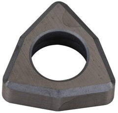 Kennametal - 1/2" Inscribed Circle, Trigon Turning Shim for Indexables - Ceramic, 0.187" Thick, Negative Rake - Exact Tool & Supply