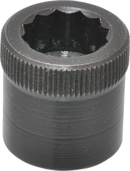Holo-Krome - 1/2-20" Thread Uncoated Steel Allen Nut - 1/2" Diam, 1/2" Hex Key - Exact Tool & Supply