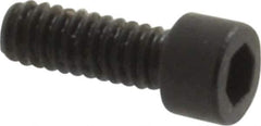 Holo-Krome - #0-80 UNF Hex Socket Drive, Socket Cap Screw - Alloy Steel, Black Oxide Finish, Fully Threaded, 3/16" Length Under Head - Exact Tool & Supply