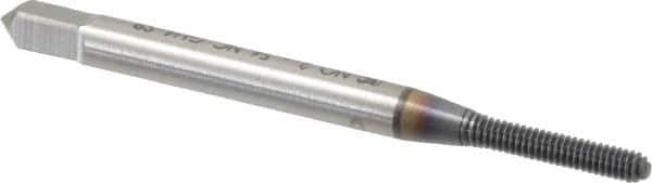 OSG - #2-56 UNC H4 Thread Limit Bottoming Thread Forming Tap - Powdered Metal High Speed Steel, TiCN Finish, 1-3/4" OAL, 7/16" Thread Length, Right Hand Thread, Series EXOTAP NRT - Exact Tool & Supply