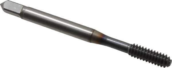 OSG - #10-24 UNC H5 Thread Limit Bottoming Thread Forming Tap - Powdered Metal High Speed Steel, TiCN Finish, 2-3/8" OAL, 7/8" Thread Length, Right Hand Thread, Series EXOTAP NRT - Exact Tool & Supply