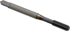 OSG - #10-32 UNF H5 Thread Limit Bottoming Thread Forming Tap - Powdered Metal High Speed Steel, TiCN Finish, 2-3/8" OAL, 7/8" Thread Length, Right Hand Thread, Series EXOTAP NRT - Exact Tool & Supply