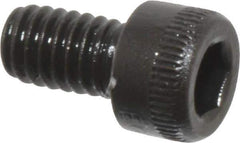 Holo-Krome - #6-40 UNF Hex Socket Drive, Socket Cap Screw - Alloy Steel, Black Oxide Finish, Fully Threaded, 1/4" Length Under Head - Exact Tool & Supply