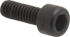 Holo-Krome - #6-40 UNF Hex Socket Drive, Socket Cap Screw - Alloy Steel, Black Oxide Finish, Fully Threaded, 3/8" Length Under Head - Exact Tool & Supply