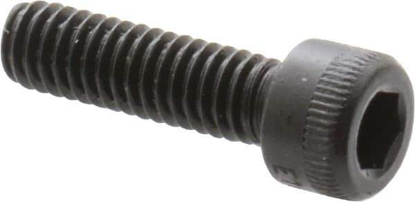Holo-Krome - #6-40 UNF Hex Socket Drive, Socket Cap Screw - Alloy Steel, Black Oxide Finish, Fully Threaded, 1/2" Length Under Head - Exact Tool & Supply