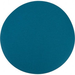 Norton - 20" Diam, 80 Grit Zirconia Alumina Adhesive PSA Disc - Coarse Grade, Blue, Y Weighted Backing, Flexible - Exact Tool & Supply