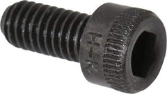 Holo-Krome - #8-36 UNF Hex Socket Drive, Socket Cap Screw - Alloy Steel, Black Oxide Finish, Fully Threaded, 3/8" Length Under Head - Exact Tool & Supply