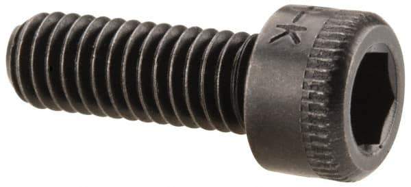 Holo-Krome - #8-36 UNF Hex Socket Drive, Socket Cap Screw - Alloy Steel, Black Oxide Finish, Fully Threaded, 1/2" Length Under Head - Exact Tool & Supply