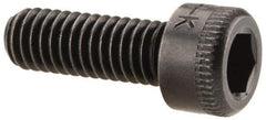Holo-Krome - #8-36 UNF Hex Socket Drive, Socket Cap Screw - Alloy Steel, Black Oxide Finish, Fully Threaded, 1/2" Length Under Head - Exact Tool & Supply