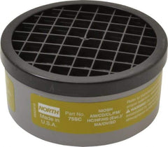 North - Olive Cartridge - Series 5500, 7700, 5400, 7600, Protects Against Acid Gas, Organic Vapor - Exact Tool & Supply
