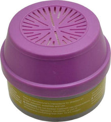 North - Olive and Purple P100 Cartridge and Filter Combination - Series 5500, 7700, 5400, 7600, Protects Against Acid Gas, Organic Vapor - Exact Tool & Supply