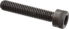 Holo-Krome - #10-32 UNF Hex Socket Drive, Socket Cap Screw - Alloy Steel, Black Oxide Finish, Fully Threaded, 1" Length Under Head - Exact Tool & Supply