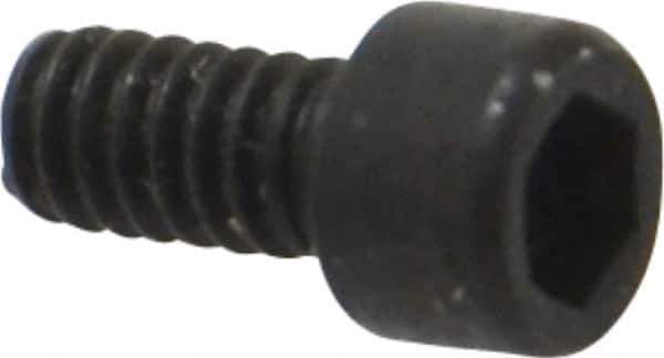 Holo-Krome - #2-56 UNC Hex Socket Drive, Socket Cap Screw - Alloy Steel, Black Oxide Finish, Fully Threaded, 3/16" Length Under Head - Exact Tool & Supply