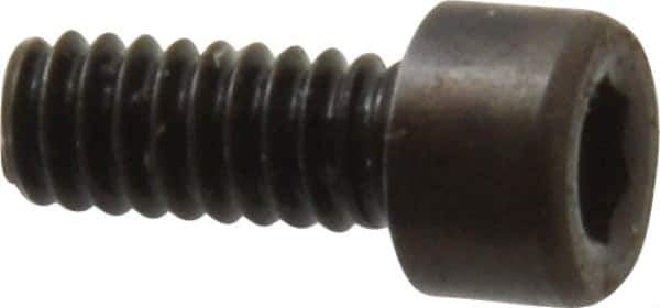 Holo-Krome - #3-48 UNC Hex Socket Drive, Socket Cap Screw - Alloy Steel, Black Oxide Finish, Fully Threaded, 1/4" Length Under Head - Exact Tool & Supply