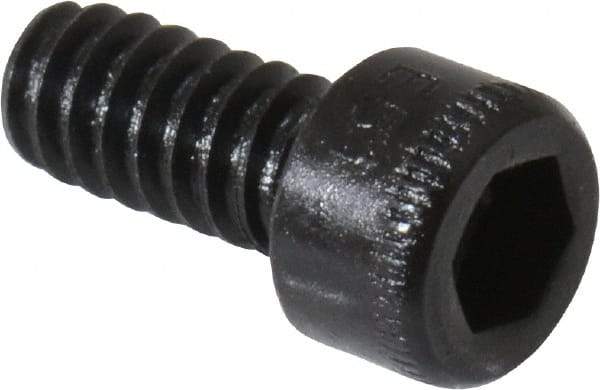 Holo-Krome - #4-40 UNC Hex Socket Drive, Socket Cap Screw - Alloy Steel, Black Oxide Finish, Fully Threaded, 1/4" Length Under Head - Exact Tool & Supply