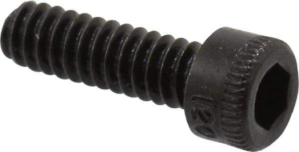 Holo-Krome - #4-40 UNC Hex Socket Drive, Socket Cap Screw - Alloy Steel, Black Oxide Finish, Fully Threaded, 3/8" Length Under Head - Exact Tool & Supply