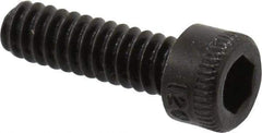 Holo-Krome - #4-40 UNC Hex Socket Drive, Socket Cap Screw - Alloy Steel, Black Oxide Finish, Fully Threaded, 3/8" Length Under Head - Exact Tool & Supply