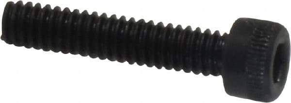 Holo-Krome - #5-40 UNC Hex Socket Drive, Socket Cap Screw - Alloy Steel, Black Oxide Finish, Fully Threaded, 5/8" Length Under Head - Exact Tool & Supply