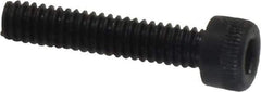 Holo-Krome - #5-40 UNC Hex Socket Drive, Socket Cap Screw - Alloy Steel, Black Oxide Finish, Fully Threaded, 5/8" Length Under Head - Exact Tool & Supply