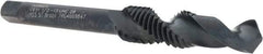 DORMER - 1/2-13 UNC, 114mm OAL, 0.4252" Drill Diam x 25mm Drill Length, Combination Drill & Tap - 2 Flutes, 29mm Thread Length, High Speed Steel, Oxide Finish, 2B - Exact Tool & Supply
