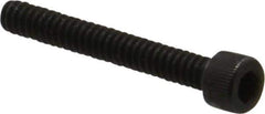 Holo-Krome - #6-32 UNC Hex Socket Drive, Socket Cap Screw - Alloy Steel, Black Oxide Finish, Fully Threaded, 1" Length Under Head - Exact Tool & Supply