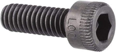 Holo-Krome - #8-32 UNC Hex Socket Drive, Socket Cap Screw - Alloy Steel, Black Oxide Finish, Fully Threaded, 1/2" Length Under Head - Exact Tool & Supply