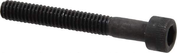 Holo-Krome - #8-32 UNC Hex Socket Drive, Socket Cap Screw - Alloy Steel, Black Oxide Finish, Partially Threaded, 1-1/4" Length Under Head - Exact Tool & Supply