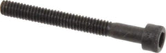 Holo-Krome - #8-32 UNC Hex Socket Drive, Socket Cap Screw - Alloy Steel, Black Oxide Finish, Partially Threaded, 1-1/2" Length Under Head - Exact Tool & Supply