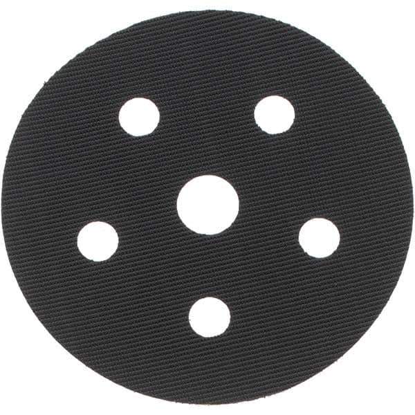 Dynabrade - 5" Diam, Round, Hook & Loop Face, Conversion Backing Pad - Random Orbital Sander Compatible, Adhesive/PSA Back, Vacuum Pad - Exact Tool & Supply