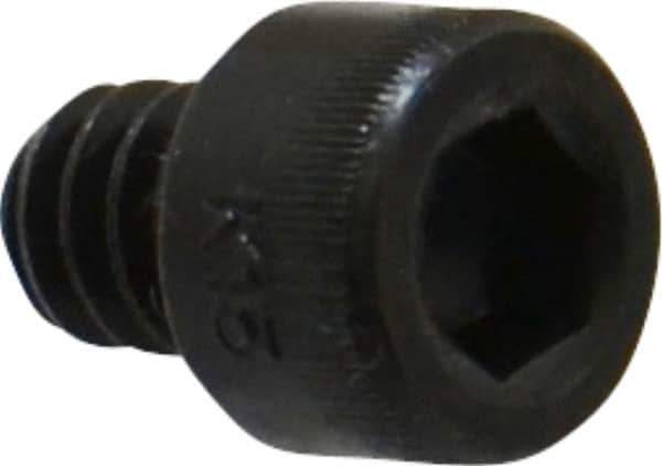 Holo-Krome - #10-24 UNC Hex Socket Drive, Socket Cap Screw - Alloy Steel, Black Oxide Finish, Fully Threaded, 1/4" Length Under Head - Exact Tool & Supply