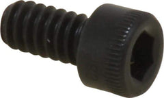 Holo-Krome - #10-24 UNC Hex Socket Drive, Socket Cap Screw - Alloy Steel, Black Oxide Finish, Fully Threaded, 3/8" Length Under Head - Exact Tool & Supply