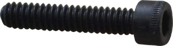 Holo-Krome - #10-24 UNC Hex Socket Drive, Socket Cap Screw - Alloy Steel, Black Oxide Finish, Fully Threaded, 1" Length Under Head - Exact Tool & Supply
