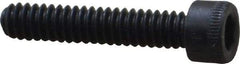 Holo-Krome - #10-24 UNC Hex Socket Drive, Socket Cap Screw - Alloy Steel, Black Oxide Finish, Fully Threaded, 1" Length Under Head - Exact Tool & Supply