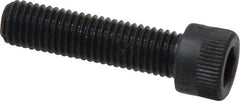 Holo-Krome - 1/4-28 UNF Hex Socket Drive, Socket Cap Screw - Alloy Steel, Black Oxide Finish, Fully Threaded, 1" Length Under Head - Exact Tool & Supply