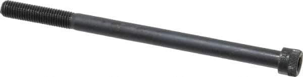 Holo-Krome - 1/4-28 UNF Hex Socket Drive, Socket Cap Screw - Alloy Steel, Black Oxide Finish, Partially Threaded, 4" Length Under Head - Exact Tool & Supply