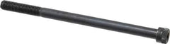Holo-Krome - 1/4-28 UNF Hex Socket Drive, Socket Cap Screw - Alloy Steel, Black Oxide Finish, Partially Threaded, 4" Length Under Head - Exact Tool & Supply