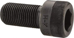 Holo-Krome - 7/16-20 UNF Hex Socket Drive, Socket Cap Screw - Alloy Steel, Black Oxide Finish, Fully Threaded, 1-1/2" Length Under Head - Exact Tool & Supply