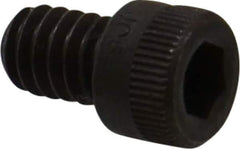 Holo-Krome - 1/4-20 UNC Hex Socket Drive, Socket Cap Screw - Alloy Steel, Black Oxide Finish, Fully Threaded, 3/8" Length Under Head - Exact Tool & Supply