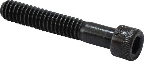 Holo-Krome - 1/4-20 UNC Hex Socket Drive, Socket Cap Screw - Alloy Steel, Black Oxide Finish, Partially Threaded, 1-1/2" Length Under Head - Exact Tool & Supply
