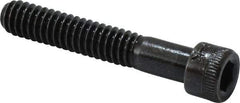 Holo-Krome - 1/4-20 UNC Hex Socket Drive, Socket Cap Screw - Alloy Steel, Black Oxide Finish, Partially Threaded, 1-1/2" Length Under Head - Exact Tool & Supply