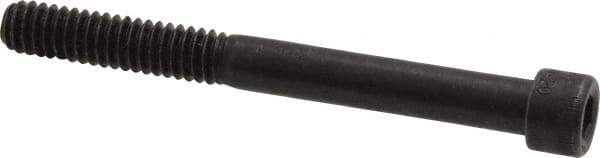 Holo-Krome - 1/4-20 UNC Hex Socket Drive, Socket Cap Screw - Alloy Steel, Black Oxide Finish, Partially Threaded, 2-1/2" Length Under Head - Exact Tool & Supply