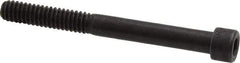 Holo-Krome - 1/4-20 UNC Hex Socket Drive, Socket Cap Screw - Alloy Steel, Black Oxide Finish, Partially Threaded, 2-1/2" Length Under Head - Exact Tool & Supply