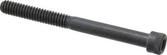 Holo-Krome - 1/4-20 UNC Hex Socket Drive, Socket Cap Screw - Alloy Steel, Black Oxide Finish, Partially Threaded, 2-3/4" Length Under Head - Exact Tool & Supply