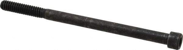 Holo-Krome - 1/4-20 UNC Hex Socket Drive, Socket Cap Screw - Alloy Steel, Black Oxide Finish, Partially Threaded, 4" Length Under Head - Exact Tool & Supply
