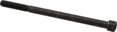 Holo-Krome - 1/4-20 UNC Hex Socket Drive, Socket Cap Screw - Alloy Steel, Black Oxide Finish, Partially Threaded, 4" Length Under Head - Exact Tool & Supply