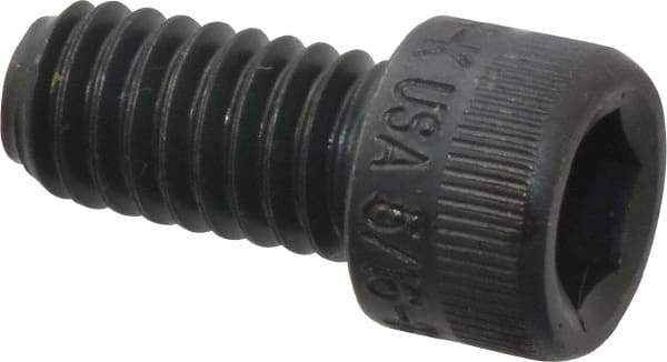 Holo-Krome - 5/16-18 UNC Hex Socket Drive, Socket Cap Screw - Alloy Steel, Black Oxide Finish, Fully Threaded, 5/8" Length Under Head - Exact Tool & Supply