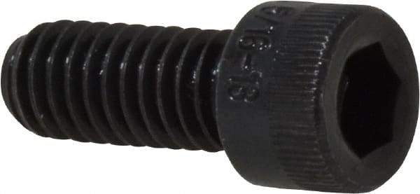 Holo-Krome - 5/16-18 UNC Hex Socket Drive, Socket Cap Screw - Alloy Steel, Black Oxide Finish, Fully Threaded, 3/4" Length Under Head - Exact Tool & Supply