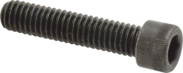 Holo-Krome - 5/16-18 UNC Hex Socket Drive, Socket Cap Screw - Alloy Steel, Black Oxide Finish, Fully Threaded, 1-1/2" Length Under Head - Exact Tool & Supply